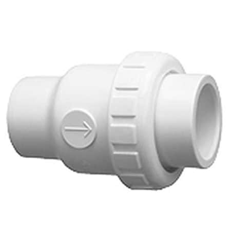 Bookazine 1.5 in. Single Union Spring Check Valve - Corrosion Resistant TI985411